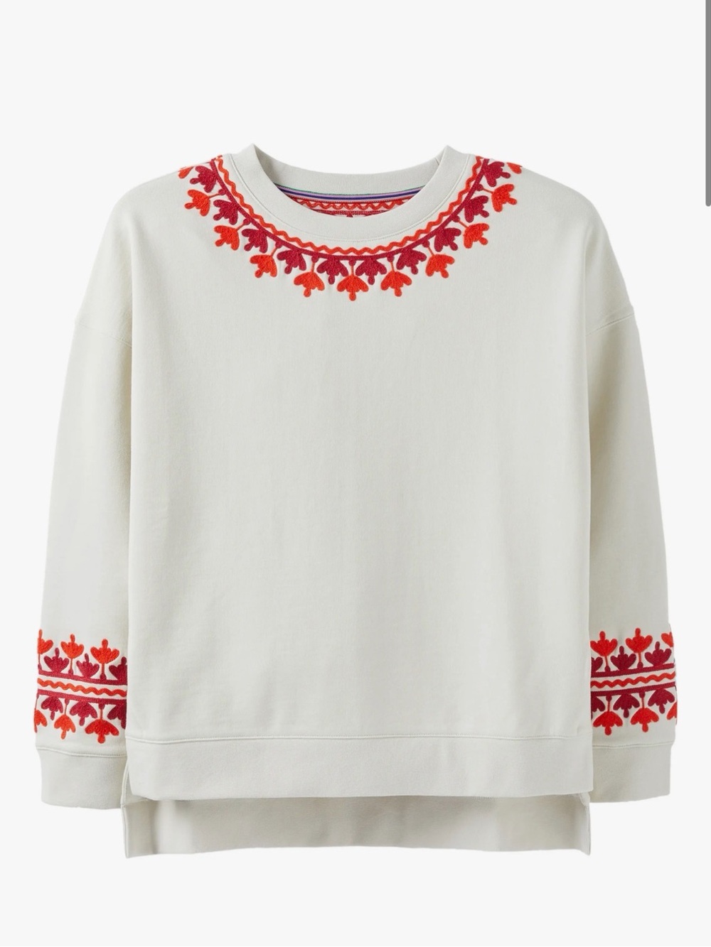 Boden Jasmine Embroidered Sweatshirt - Picture 4 of 9